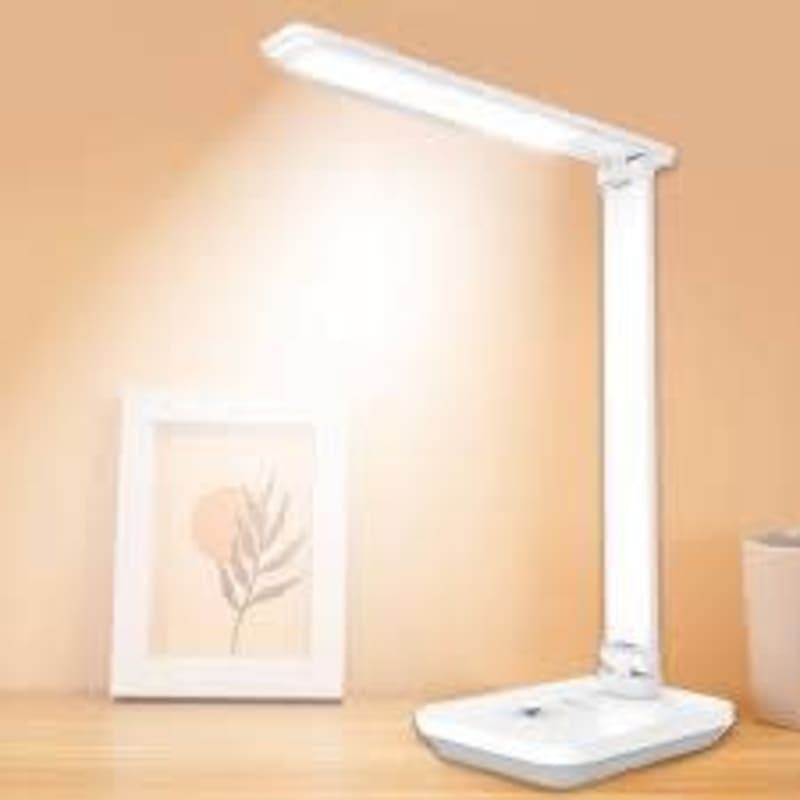 Foldable Desk Reading Lamp with 3 Shades of Light