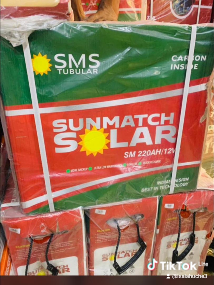 Solar tubular battery