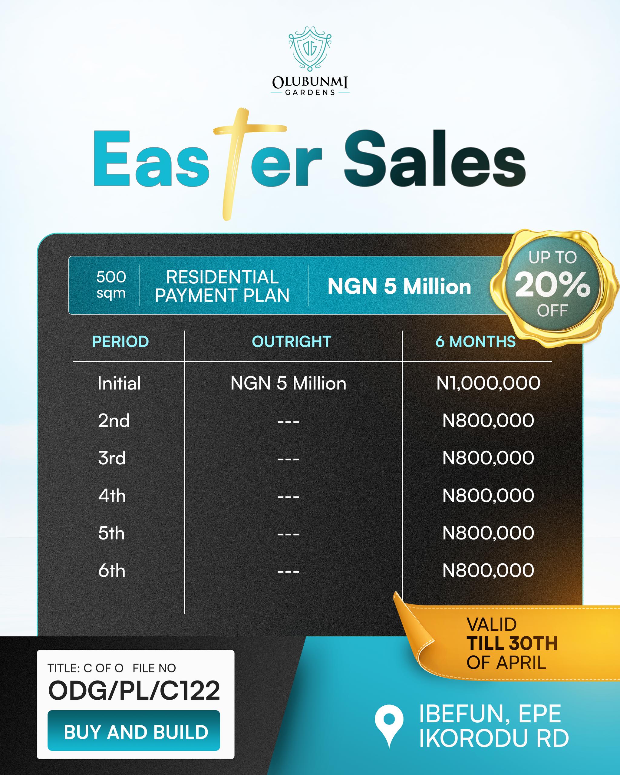 Plot of Land For Sale Off Epe-Ikorodu Express