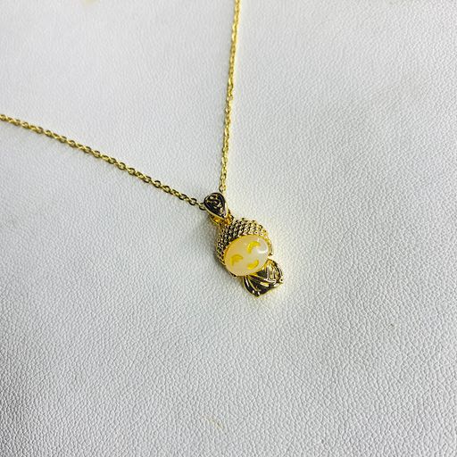 Cute small Maitreya Buddha pendant necklace