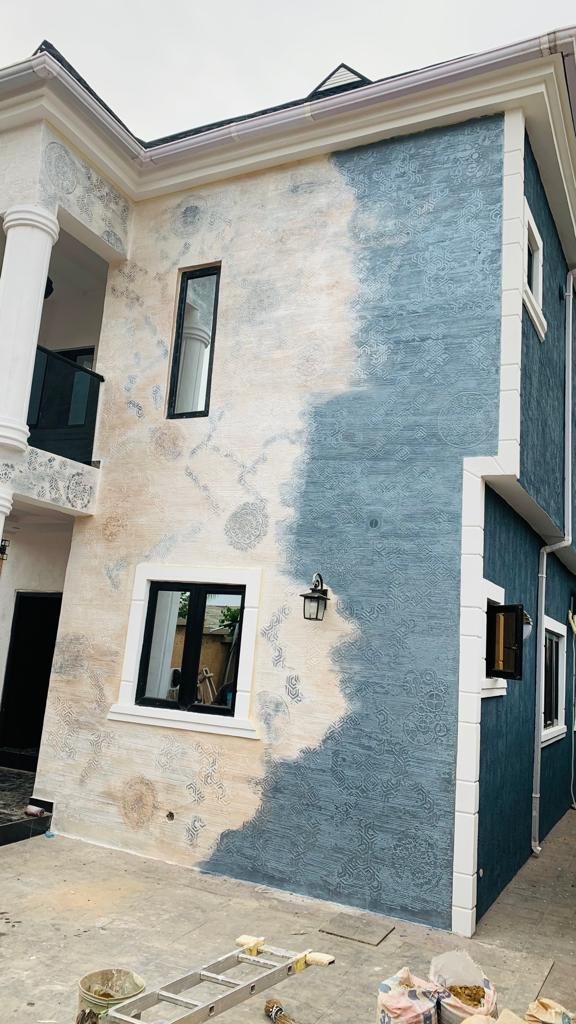 Tiling and paintings